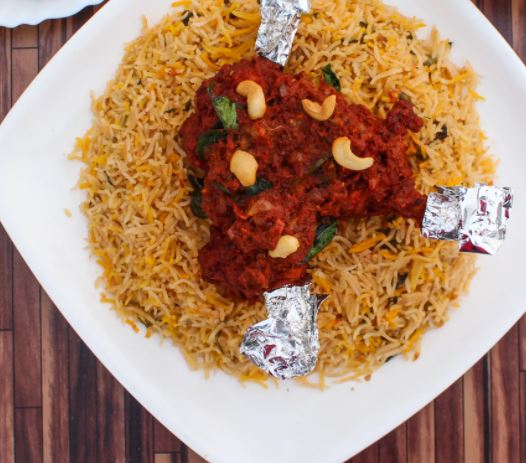 Chicken Lollipop Biryani